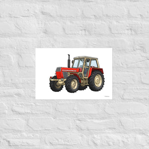 Furrow & Fields Poster Zetor 12045 | Poster Quality Farmers Merch
