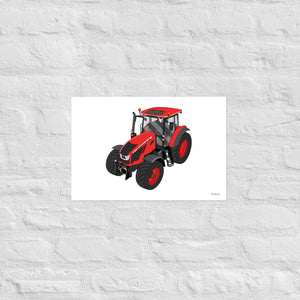 Furrow & Fields Poster Zetor Crystal HD 170 | Poster Quality Farmers Merch