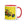 Furrow & Fields Red / 11 oz Massey Ferguson 50E Pop Art | Mug with Color Inside Quality Farmers Merch