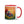 Furrow & Fields Red / 11 oz Massey Ferguson 6180 Splash Art | Mug with Color Inside Quality Farmers Merch