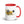 Furrow & Fields Red JCB 3CX Sitemaster SRS Watercolor | 15 oz Mug with Color Inside Quality Farmers Merch