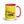 Furrow & Fields Red JCB 806 Pop Art | 15 oz Mug with Color Inside Quality Farmers Merch