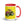 Furrow & Fields Red Massey Ferguson 375 Pop Art | 15 oz Mug with Color Inside Quality Farmers Merch
