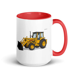 Furrow & Fields Red Massey Ferguson 50E | 15 oz Mug with Color Inside Quality Farmers Merch