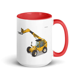 Furrow & Fields Red Sanderson 726 Teleporter Illustration | 15 oz Mug with Color Inside Quality Farmers Merch