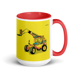 Furrow & Fields Red Sanderson 726 Teleporter Pop Art | 15 oz Mug with Color Inside Quality Farmers Merch