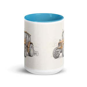 Furrow & Fields Renault 106-54 TL Pencil Sketch | 15 oz Mug with Color Inside Quality Farmers Merch