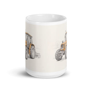 Furrow & Fields Renault 106-54 TL Pencil Sketch | White Glossy Mug Quality Farmers Merch