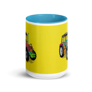 Furrow & Fields Renault 106-54 TL Pop Art | 15 oz Mug with Color Inside Quality Farmers Merch