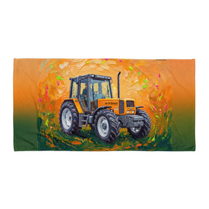 Furrow & Fields Renault 106-54 TL Splash Art | Beach Towel Quality Farmers Merch
