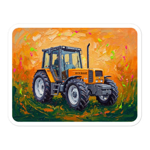 Furrow & Fields Renault 106-54 TL Splash Art | Bubble-free stickers Quality Farmers Merch