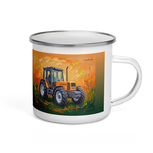 Furrow & Fields Renault 106-54 TL Splash Art | Enamel Mug Quality Farmers Merch