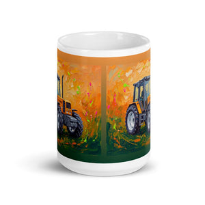 Furrow & Fields Renault 106-54 TL Splash Art | White Glossy Mug Quality Farmers Merch