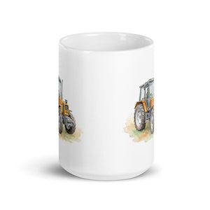 Furrow & Fields Renault 106-54 TL Watercolor | White Glossy Mug Quality Farmers Merch