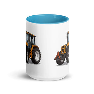 Furrow & Fields Renault 145.14 TX Illustration | 15 oz Mug with Color Inside Quality Farmers Merch