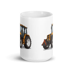 Furrow & Fields Renault 145.14 TX Illustration | White Glossy Mug Quality Farmers Merch