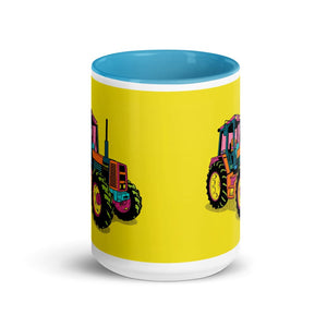 Furrow & Fields Renault 145.14 TX Pop Art | 15 oz Mug with Color Inside Quality Farmers Merch