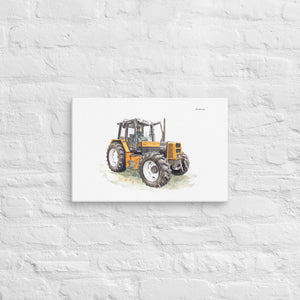 Furrow & Fields Renault 145.14 TX Watercolor | Canvas Quality Farmers Merch