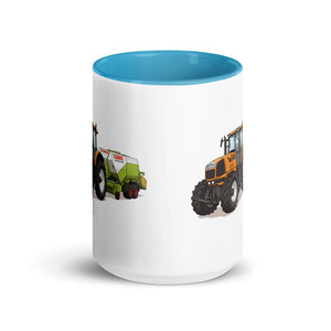 Furrow & Fields Renault Atles 926 RZ Illustration | 15 oz Mug with Color Inside Quality Farmers Merch