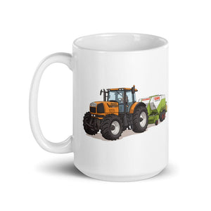 Furrow & Fields Renault Atles 926 RZ Illustration | White Glossy Mug Quality Farmers Merch