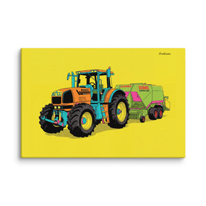 Furrow & Fields Renault Atles 926 RZ Pop Art | Canvas Quality Farmers Merch
