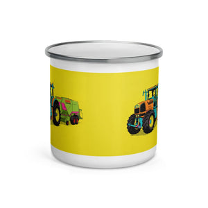 Furrow & Fields Renault Atles 926 RZ Pop Art | Enamel Mug Quality Farmers Merch