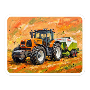 Furrow & Fields Renault Atles 926 RZ Splash Art | Bubble-free stickers Quality Farmers Merch