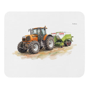 Furrow & Fields Renault Atles 926 RZ Watercolor | Mouse Mat Quality Farmers Merch