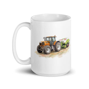 Furrow & Fields Renault Atles 926 RZ Watercolor | White Glossy Mug Quality Farmers Merch