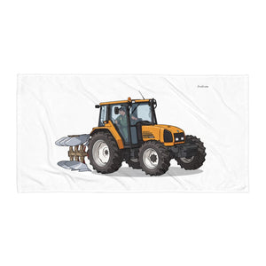 Furrow & Fields Renault Ceres 340X Illustration | Beach Towel Quality Farmers Merch