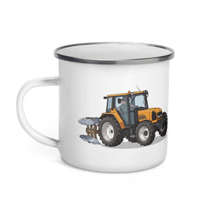 Furrow & Fields Renault Ceres 340X Illustration | Enamel Mug Quality Farmers Merch