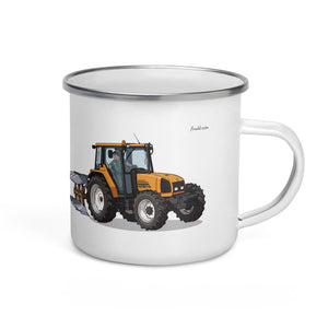 Furrow & Fields Renault Ceres 340X Illustration | Enamel Mug Quality Farmers Merch