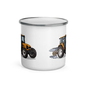 Furrow & Fields Renault Ceres 340X Illustration | Enamel Mug Quality Farmers Merch