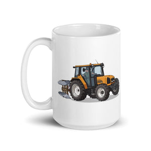 Furrow & Fields Renault Ceres 340X Illustration | White Glossy Mug Quality Farmers Merch