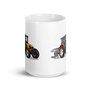 Furrow & Fields Renault Ceres 340X Illustration | White Glossy Mug Quality Farmers Merch