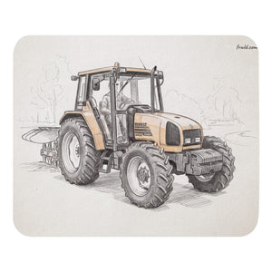 Furrow & Fields Renault Ceres 340X Pencil Sketch | Mouse Mat Quality Farmers Merch
