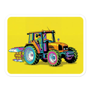 Furrow & Fields Renault Ceres 340X Pop Art | Bubble-free stickers Quality Farmers Merch