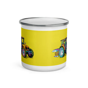 Furrow & Fields Renault Ceres 340X Pop Art | Enamel Mug Quality Farmers Merch
