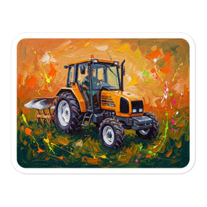 Furrow & Fields Renault Ceres 340X Splash Art | Bubble-free stickers Quality Farmers Merch