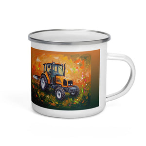 Furrow & Fields Renault Ceres 340X Splash Art | Enamel Mug Quality Farmers Merch