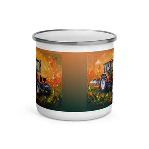 Furrow & Fields Renault Ceres 340X Splash Art | Enamel Mug Quality Farmers Merch