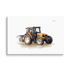 Furrow & Fields Renault Ceres 340X Watercolor | Canvas Quality Farmers Merch