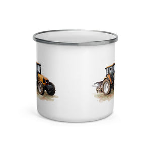 Furrow & Fields Renault Ceres 340X Watercolor | Enamel Mug Quality Farmers Merch