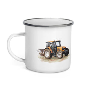 Furrow & Fields Renault Ceres 340X Watercolor | Enamel Mug Quality Farmers Merch