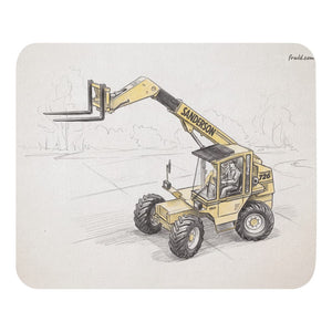 Furrow & Fields Sanderson 726 Teleporter Pencil Sketch | Mouse Mat Quality Farmers Merch
