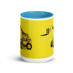 Furrow & Fields Sanderson 726 Teleporter Pop Art | 15 oz Mug with Color Inside Quality Farmers Merch