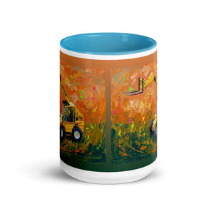 Furrow & Fields Sanderson 726 Teleporter Splash Art | 15 oz Mug with Color Inside Quality Farmers Merch