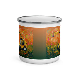 Furrow & Fields Sanderson 726 Teleporter Splash Art | Enamel Mug Quality Farmers Merch