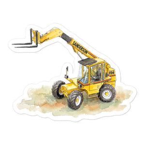 Furrow & Fields Sanderson 726 Teleporter Watercolor | Bubble-free stickers Quality Farmers Merch