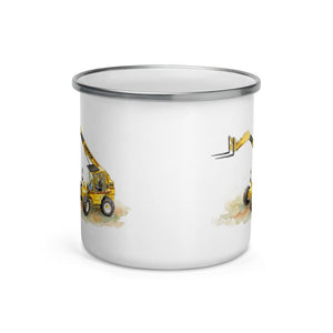 Furrow & Fields Sanderson 726 Teleporter Watercolor | Enamel Mug Quality Farmers Merch